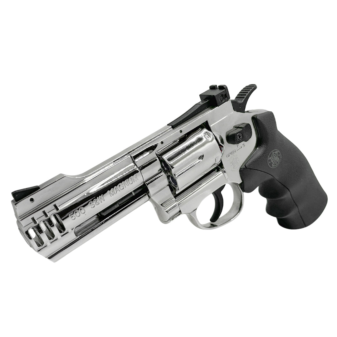 Full Metal S&W 357 Chrome CO2 Revolver – Gel Ball Undercover