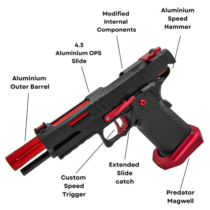 "Haunted Death" 5.1 Competition Custom Hi-Capa - Gel Blaster (Metal)