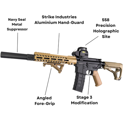 "M4A1 Extreme" Comp GBU Custom - Gel Blaster (Metal)