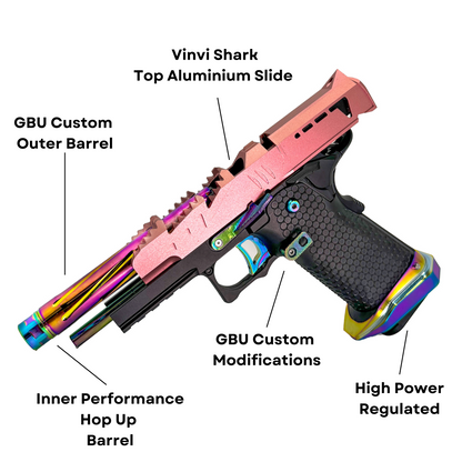 "4.3 Predator" Competition Custom Hi-Capa - Gel Blaster (Metal)