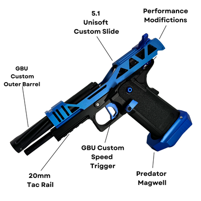 "Royal Slayer" 5.1 Competition Custom Hi-Capa - Gel Blaster (Metal)