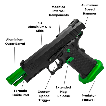 "Ground & Pound" 4.3 Competition Custom Hi-Capa - Gel Blaster (Metal)