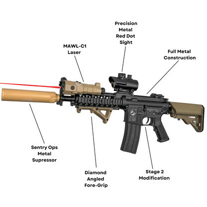 "Navy Ops Extreme" Comp GBU Custom - Gel Blaster (Metal)