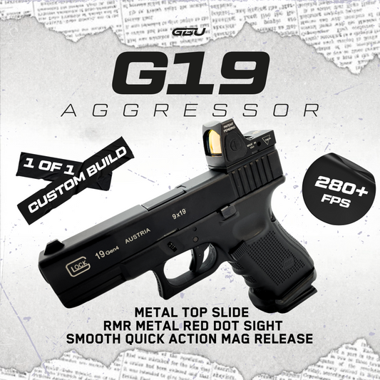 G19 "Aggressor" Custom Competition Pistol - Gel Blaster