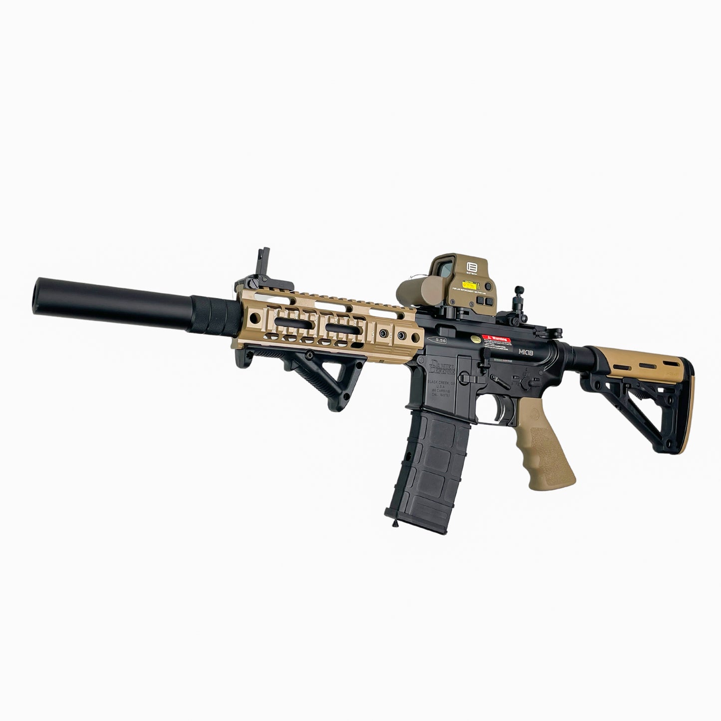 "Front Line Defence" GBBR MK18 Marksman Gas Blow Back Rifle - Gel Blaster