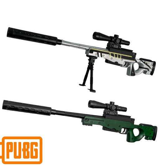 Kids PUBG Mini AWM Sniper - Gel Blaster + Combo Pack