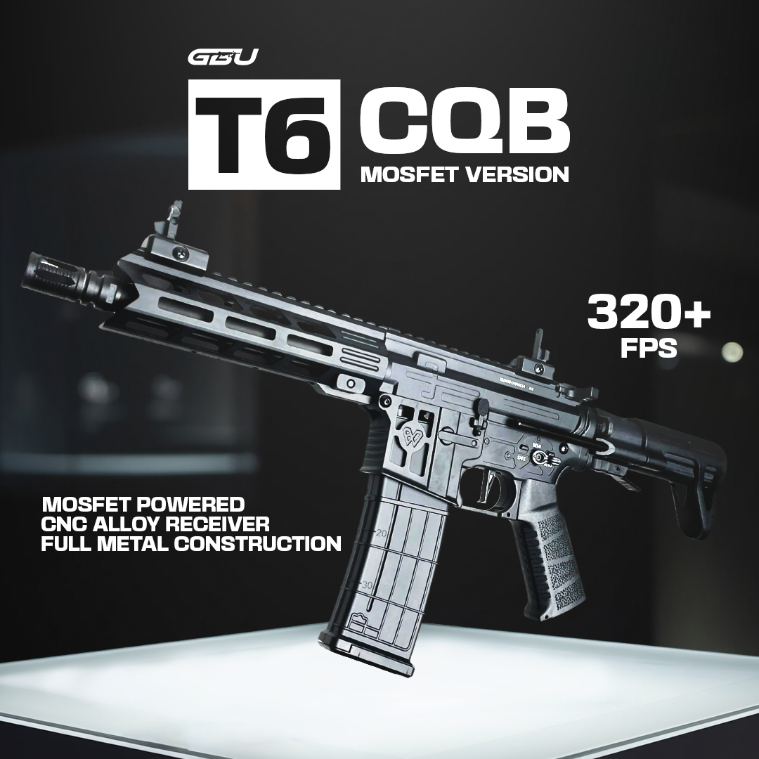 T6 CQB - (Mosfet 2024 Version) Gel Blaster - Metal