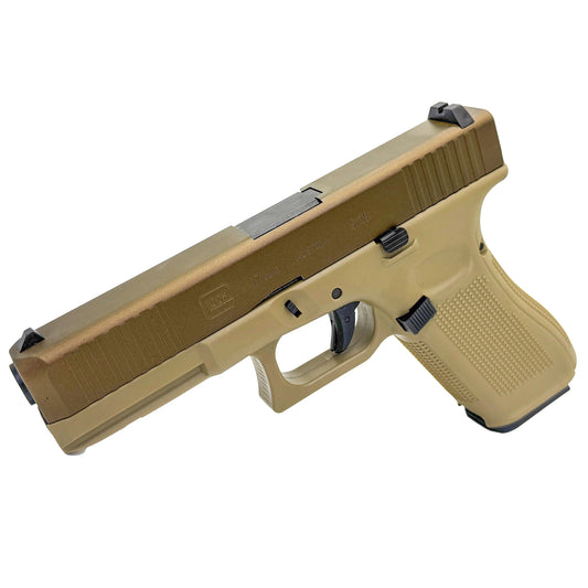 Golden Eagle G17X Metal Green Gas Blowback Pistol - Gel Blaster