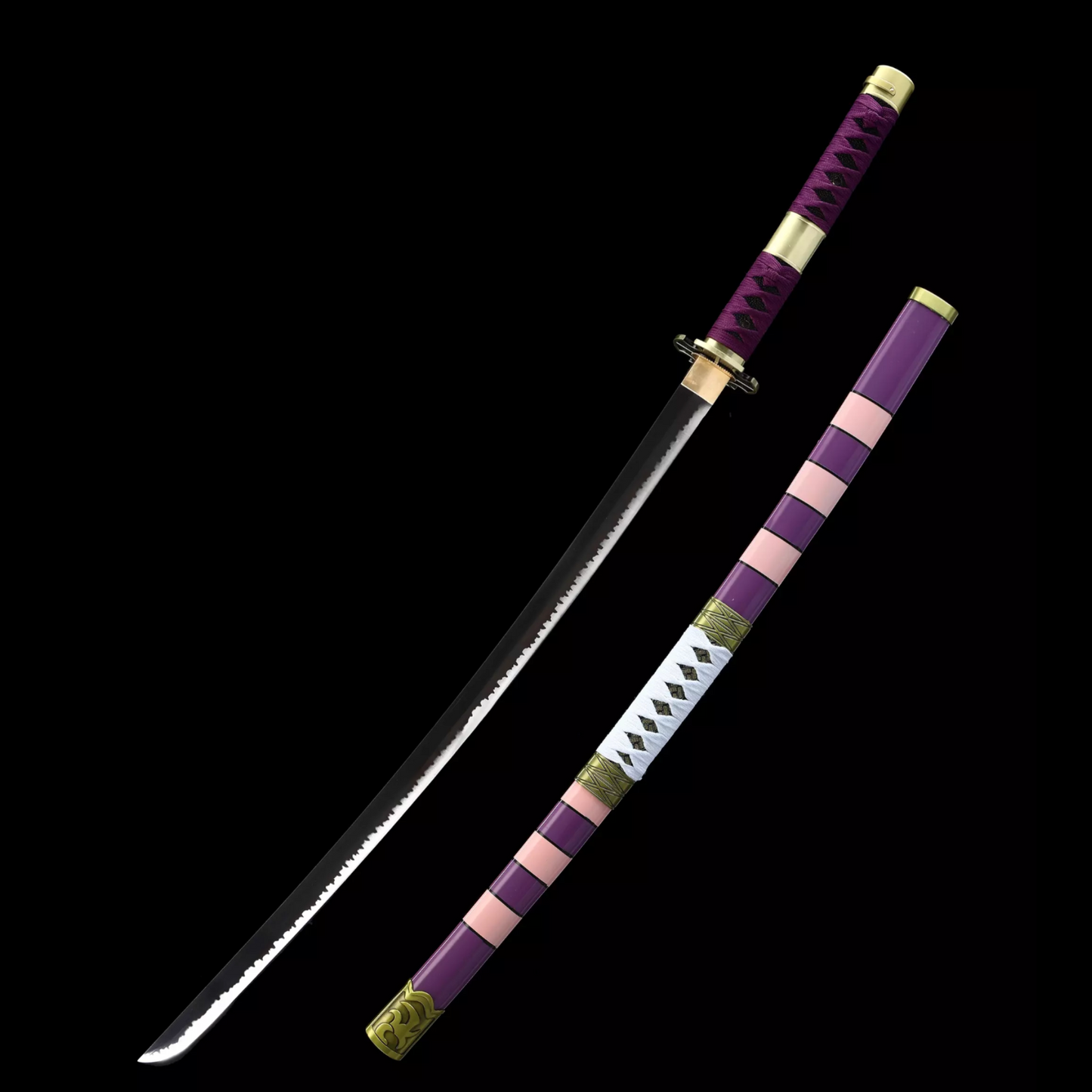 One Piece "Roronoa Zoro" Sandai Kitetsu Sword (Purple Version)