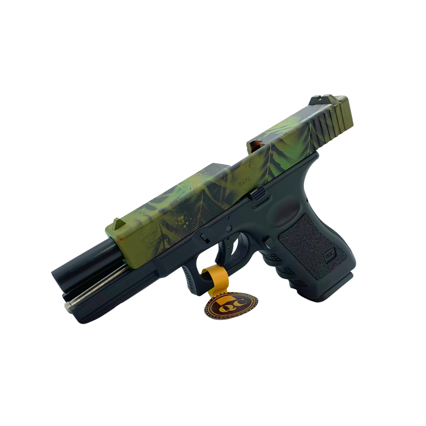 "Leaf" GBU Custom Green Gas Pistol - Gel Blaster